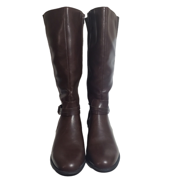 Life Stride X-Anita Dark Chocolate Tall Riding Boot Sz 11M - Picture 3 of 11